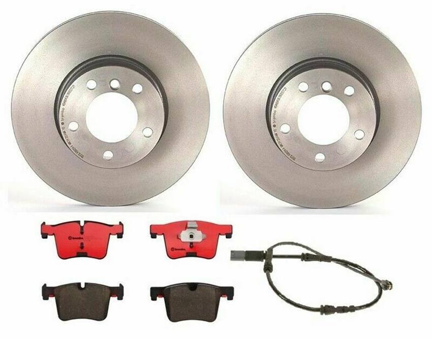 BMW Brembo Brake Kit - Pads and Rotors Front (312mm) (Ceramic) 34356792289 - Brembo 1514542KIT